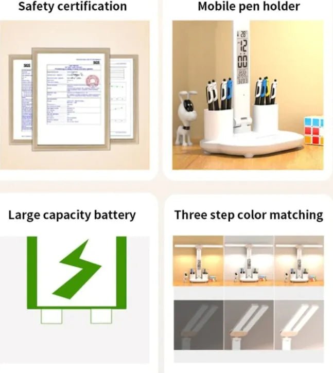 7W Wireless USB Reading Lamp - Catch Cards
