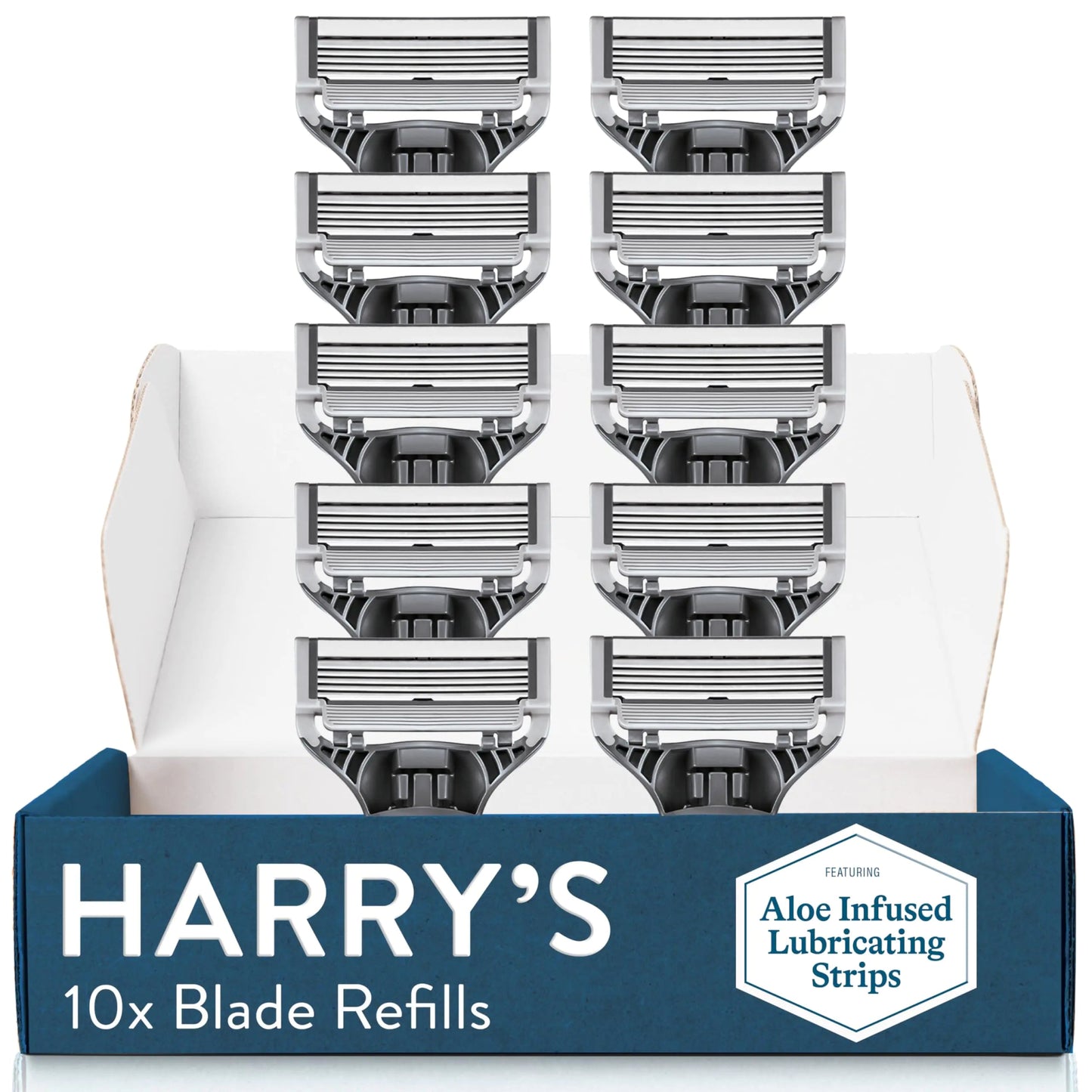 Harry's 10 - Pack Premium Men’s Razor Cartridges - Catch Cards