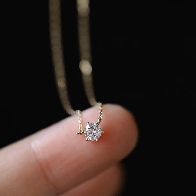 Six Claw Solitaire Necklace - Catch Cards