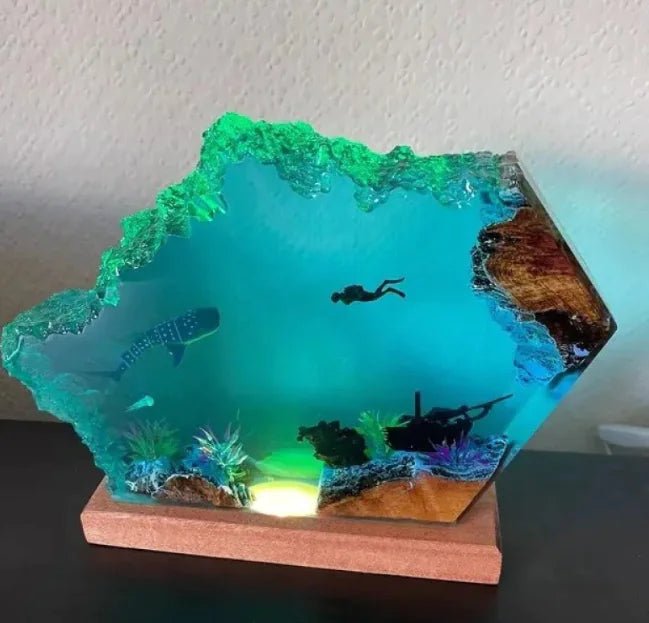 Submarine Cave Diver Decor - Catch Cards