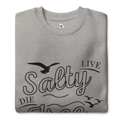 Sudadera premium para hombre "Vive Salado, Muere Libre"