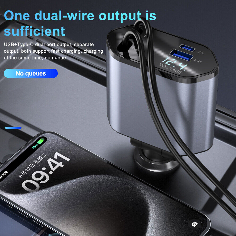 SpeedCharge 4-in-1 Car Charger | fast car charger