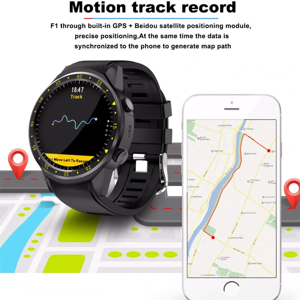 Podómetro deportivo GPS Smartwatch con cámara