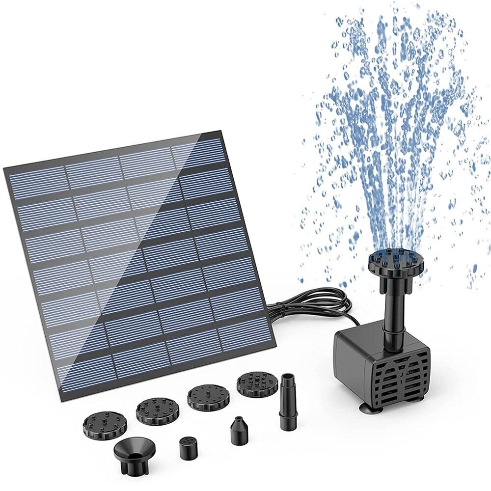 Solar Splash Fontæne: Fuglebad & Have Must-have | automatisk solvandfunktion