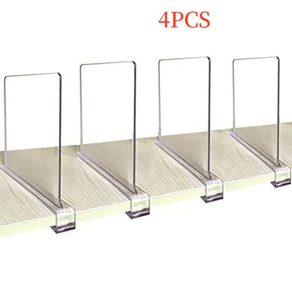 Acrylic & Wooden Closet Shelf Dividers