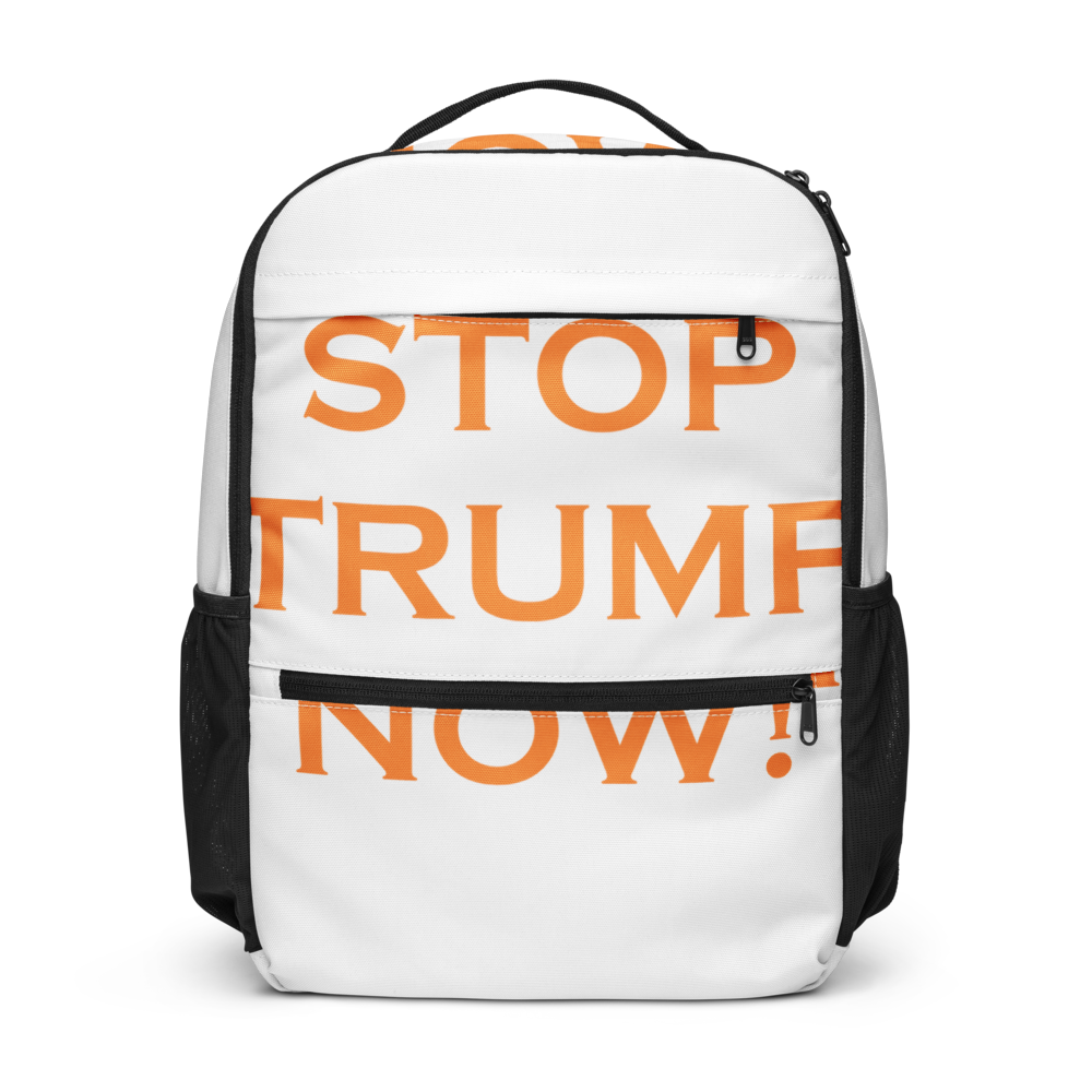 Printed Multi-Pocket Backpack