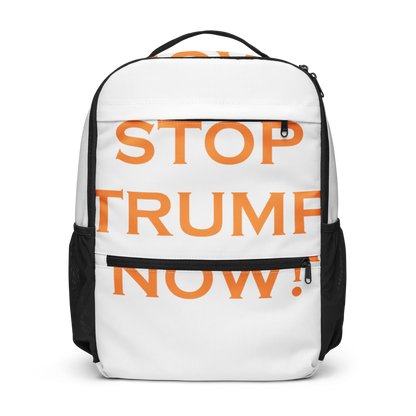 Printed Multi-Pocket Backpack