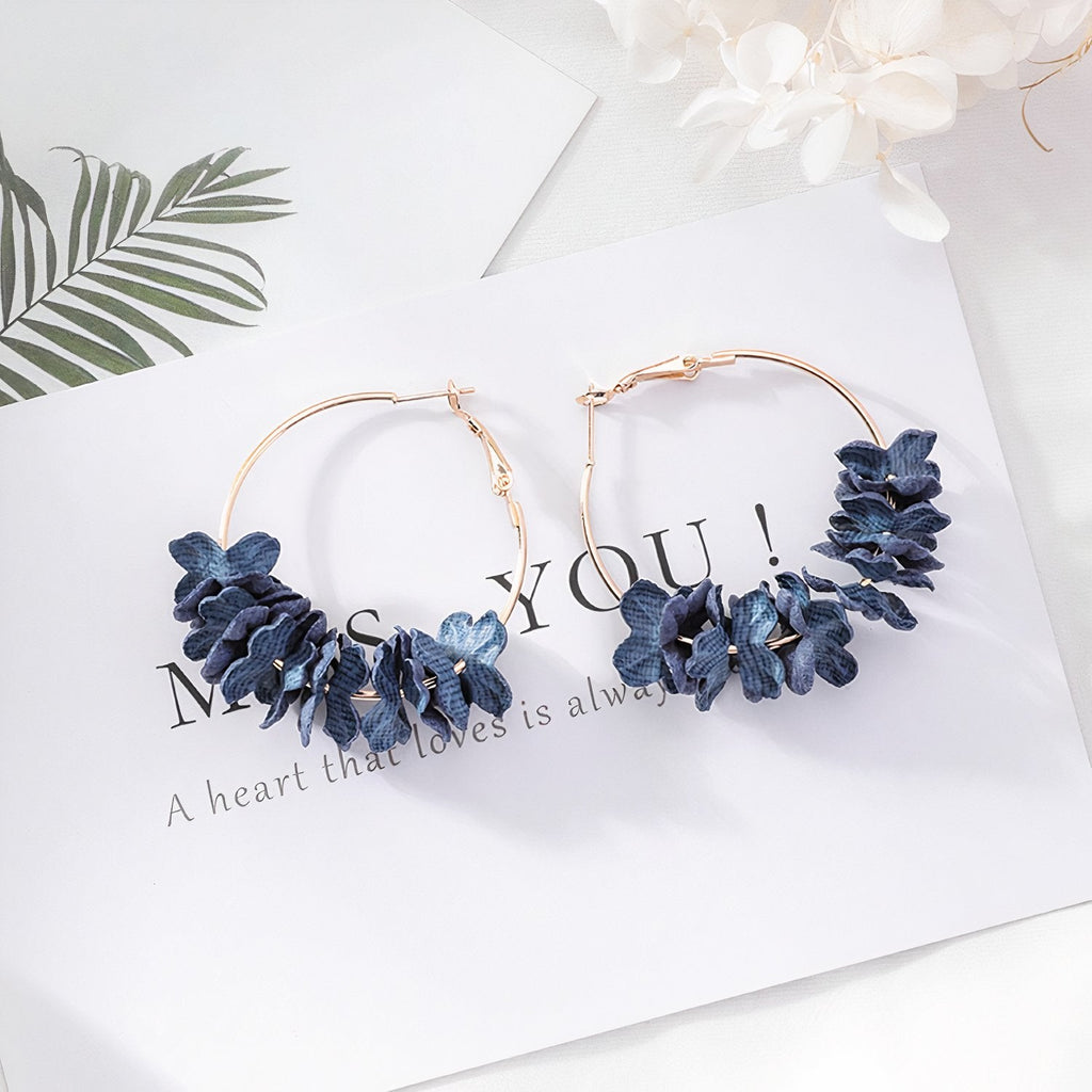 Elegante australische Marine-Creolen | elegante Marine-Creolen