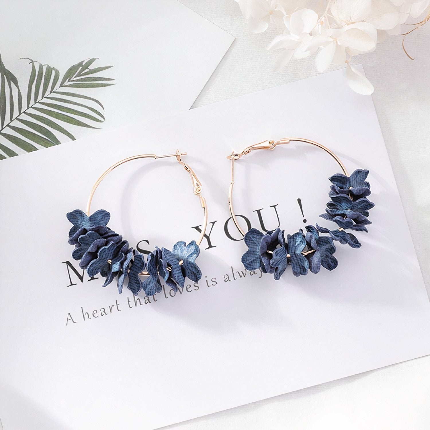 Elegante australische Marine-Creolen | elegante Marine-Creolen