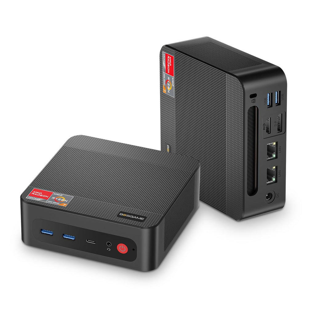 BOSGAME Mini Ryzen 7 5700U Gaming PC - Triple 4K, 32 GB, 1 TB SSD | mini gaming PC