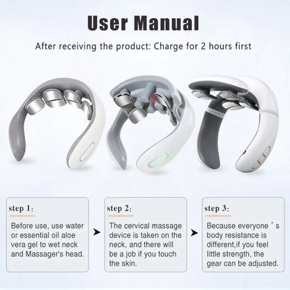 Instrumento de masaje de cuello eléctrico inteligente