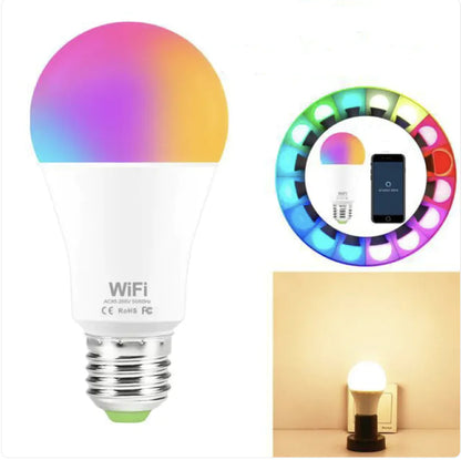 15W WiFi Smart RGB LED Light Bulb