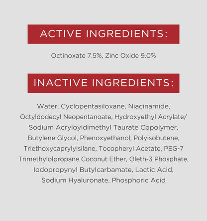 Protector solar facial transparente EltaMD UV FPS 46, sin aceite y con óxido de zinc, recomendado por dermatólogos, dosificador de 50 ml (paquete de 1)