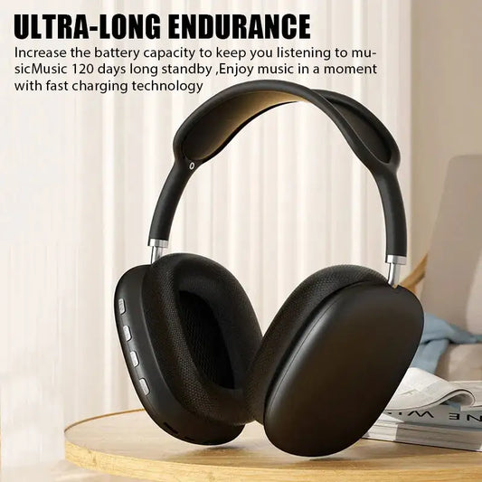 Wireless Bluetooth Headphones Noise Cancelling With Microphone