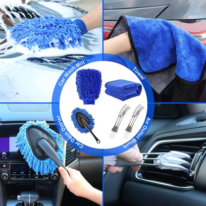 26Pcs Car Detailing Brush Set Drill - Catch Cards