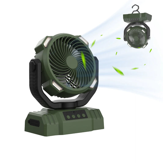 Banco de energía doméstico para exteriores, luz LED, ventilador de camping