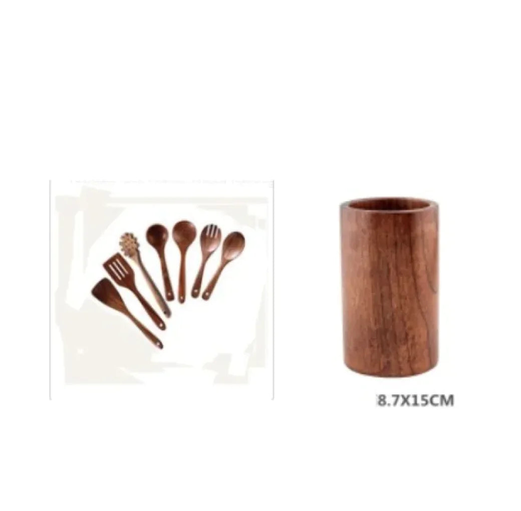 Acacia  HejK com Wood Cooking Spatula Set