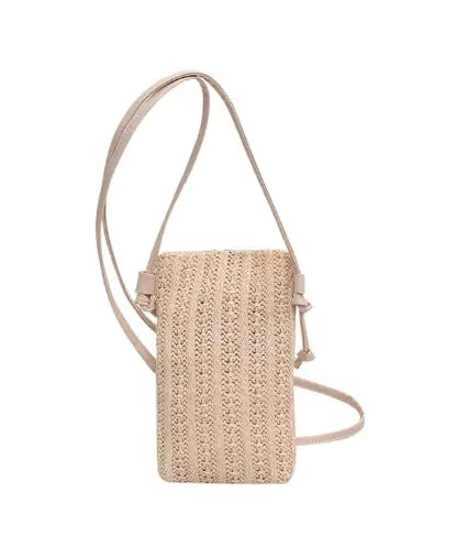 Straw Shoulder Tote Bag