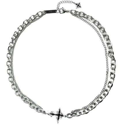 Men's  Cross Bracelet and  Necklace Titanium Steel