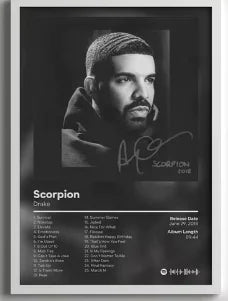 Pôster de Álbum de Música Pop Rap Drake Estética Rapero Hip Hop Rock Nothing Was The Same Her Loss Pintura em Tela Decoração de Parede