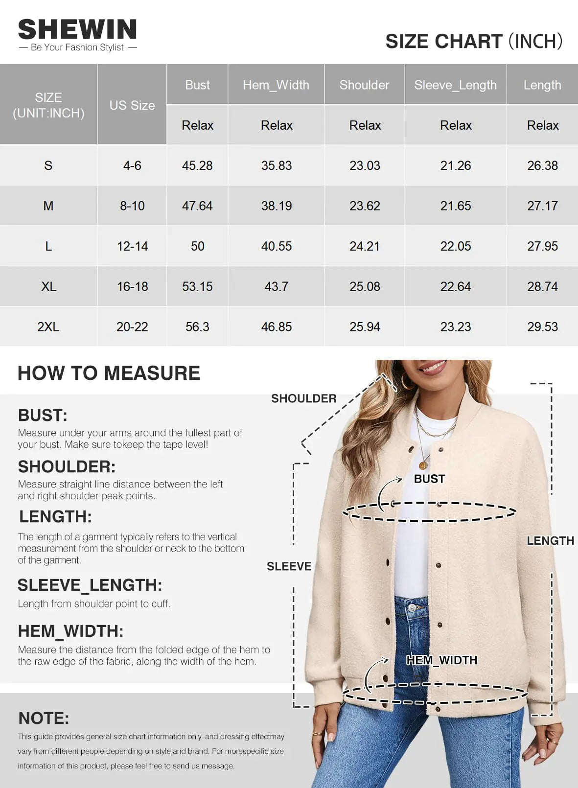 SHEWIN Womens Bomber Jacket Casual Stand Collar Button Down Jackets Loose Fleece Coat Outwear With Pockets Small Black