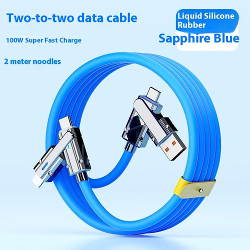 4 - in - 1 Fast Charging Data Cable - Catch Cards