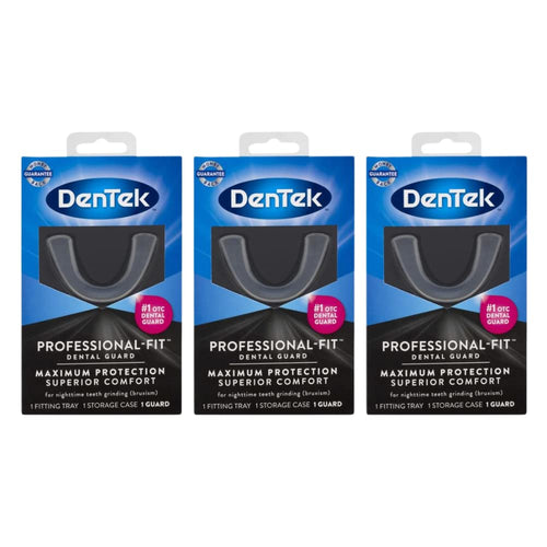 Dentek Maximum Dental Guard 3-Pack | long lasting mouthguard