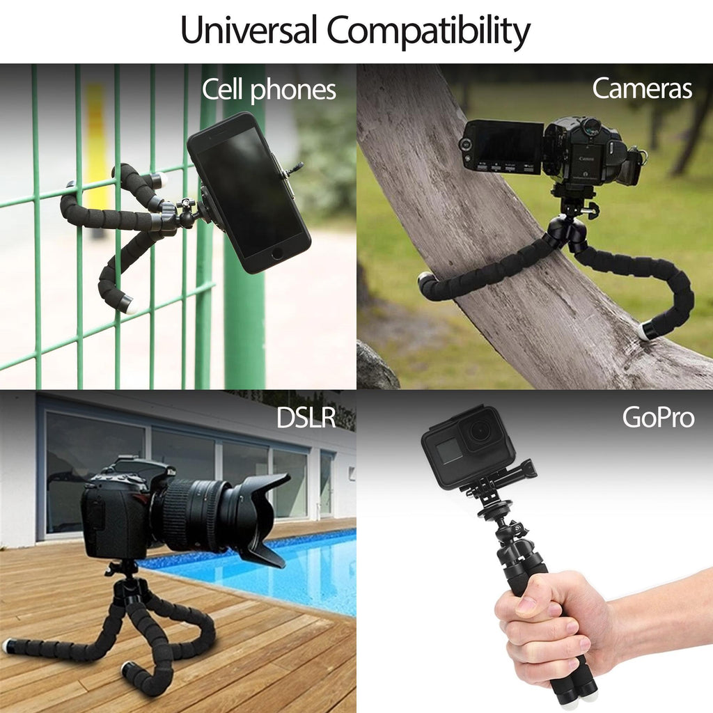 FlexiPod Universal Telefon- og Kamerastativ | Målord | fleksibel telefonholder