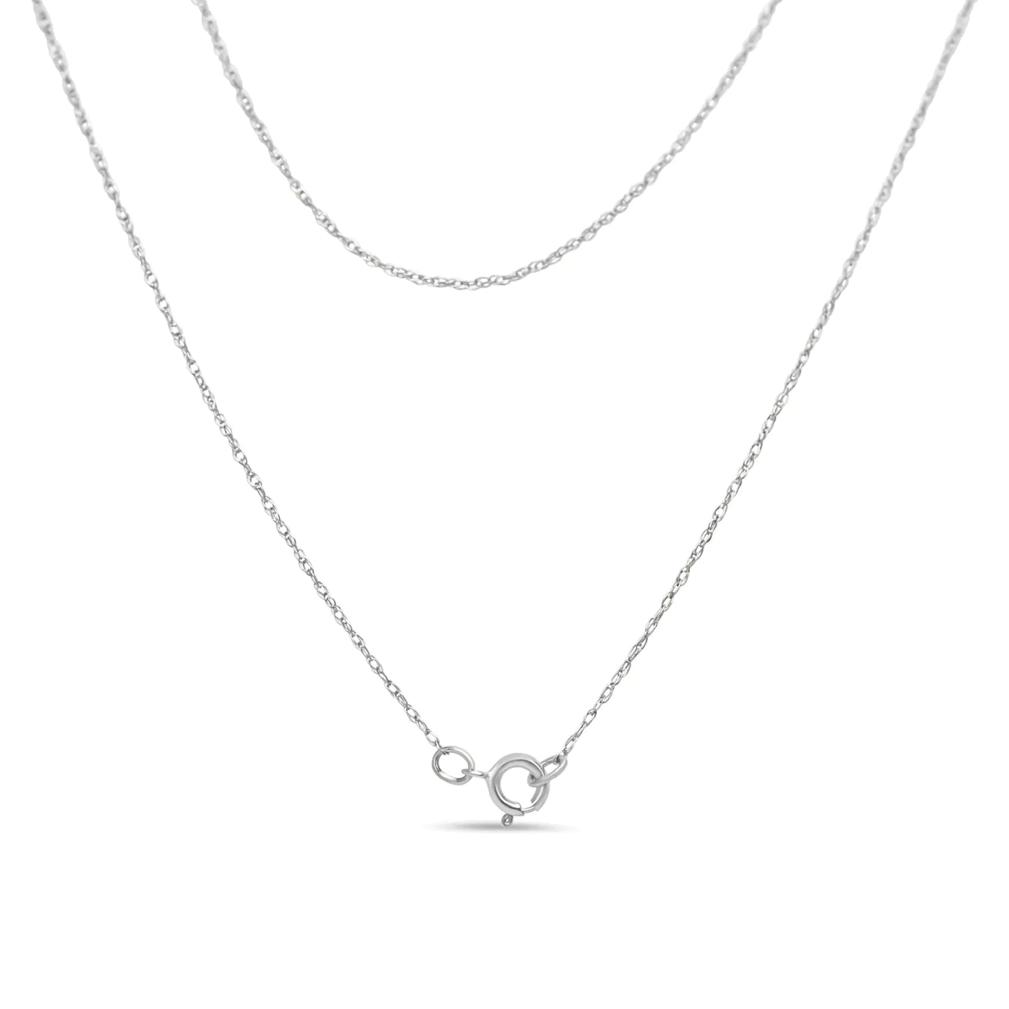 14K Rose Gold 3/4 Cttw Round Diamond Double Quatrefoil Pendant 18" Necklace (H-I Color, I1-I2 Clarity)