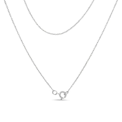 14K Rose Gold 3/4 Cttw Round Diamond Double Quatrefoil Pendant 18" Necklace (H-I Color, I1-I2 Clarity)