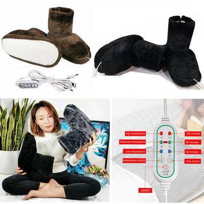 Detachable And Washable USB Heating Shoes