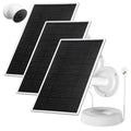 6V 4,5W Nest Cam solcellepanel-kit, IP65, 3 m kabel – 3-pak | solcellepanel til udendørs overvågning