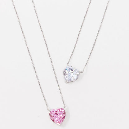 Absolute Beauty Sterling Silver Heart Necklace