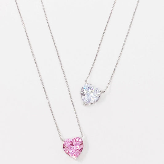 Absolute Beauty Sterling Silver Heart Necklace