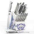 Phantom Iris X5 - 15-teiliges Präzisions-Kochmesser-Set | professionelles Kochmesser-Set