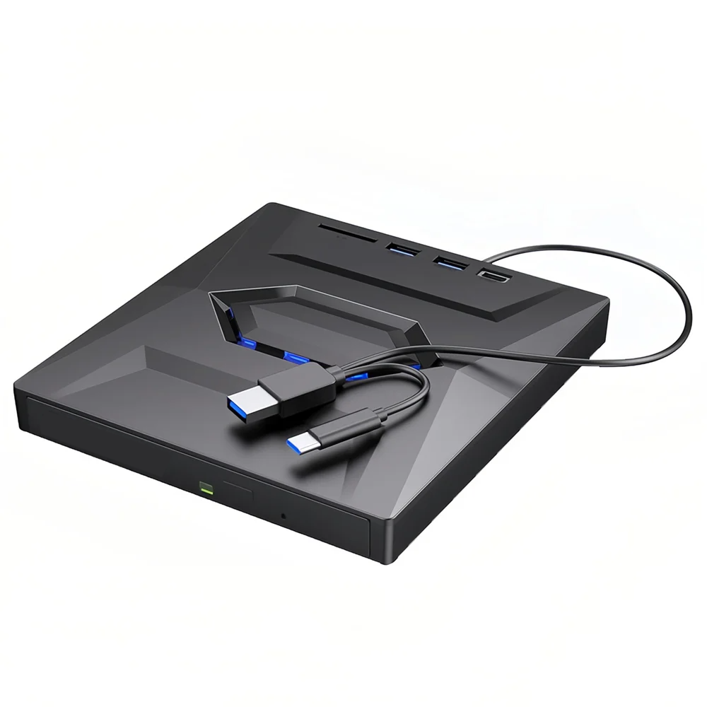USB 3.0 ekstern CD/DVD-drev til PC og Mac | eksternt CD DVD-drev