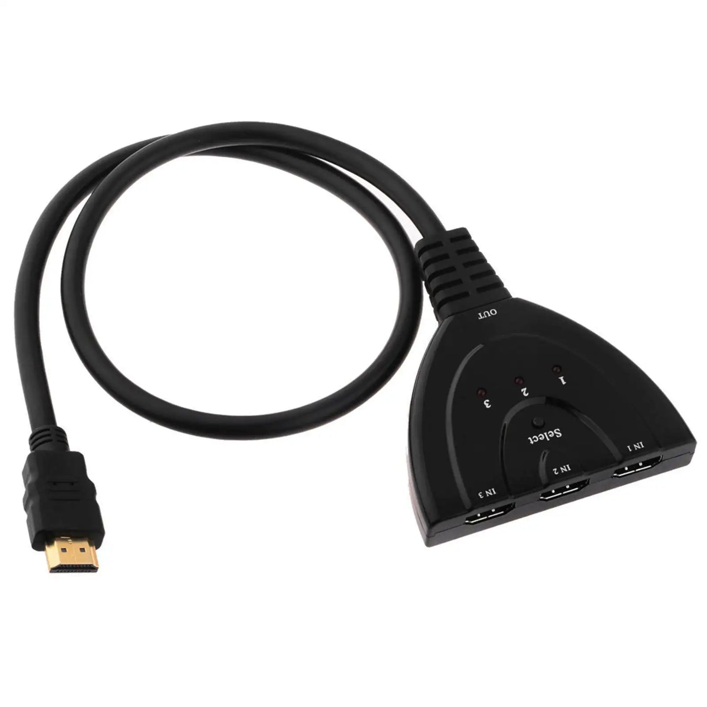 Cable divisor HDMI de 3 puertos 1080/4K, adaptador de concentrador para HDTV, PS4 y Xbox