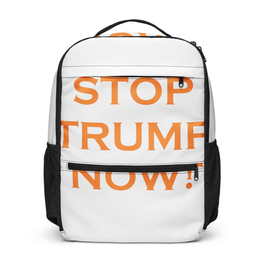 Printed Multi-Pocket Backpack