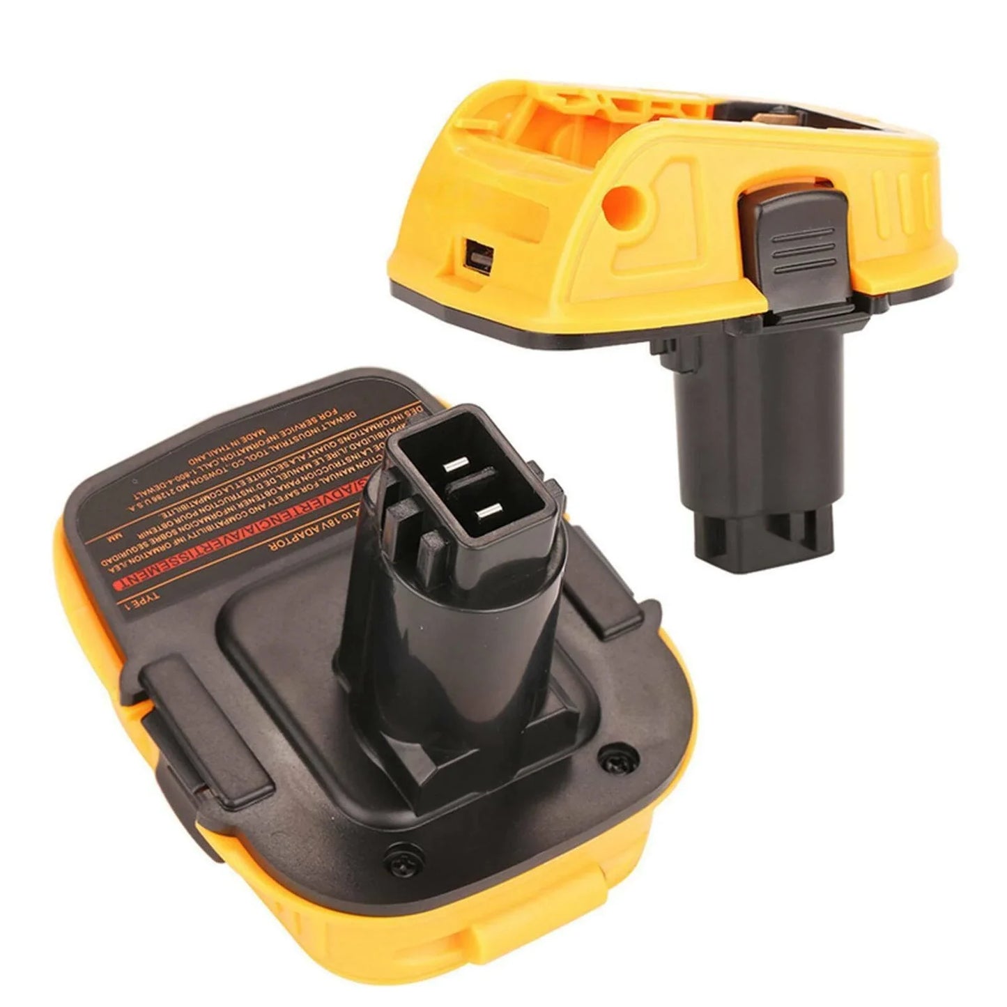 2X 18V 至 20V MAX DCA1820 适配器转换器，适用于 DEWALT 20 伏锂离子电池