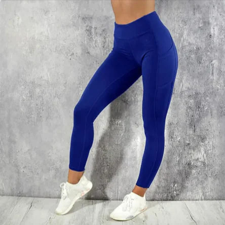 Sports Yoga Leggings med høy midje