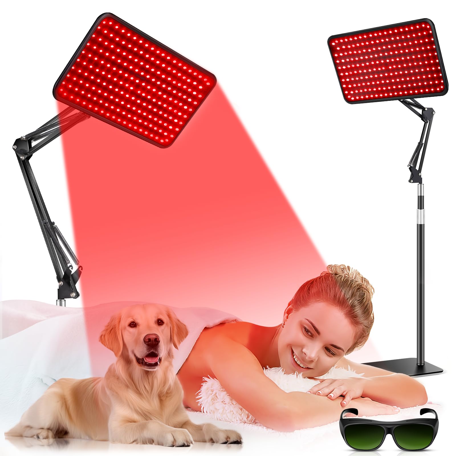 HALIDODO Tri-Spektrum Rotlicht-Therapielampe