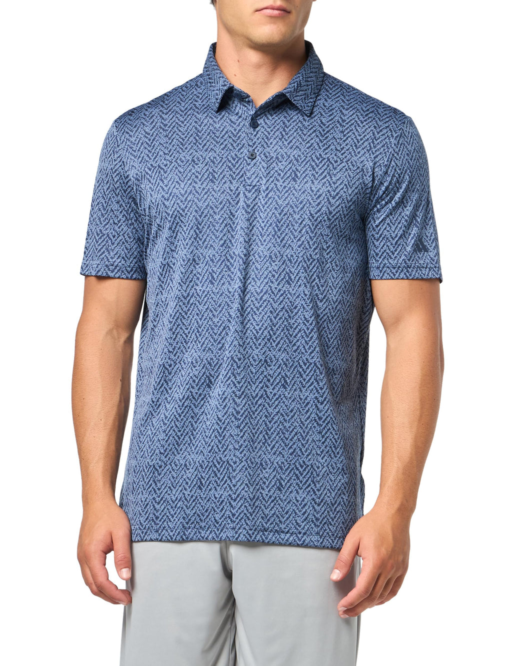 adidas Ultimate365 Herre Jacquard Golfpolo Conavy | golfpoloshirt til mænd