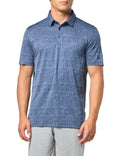 adidas Ultimate365 Herre Jacquard Golfpolo Conavy | golfpoloshirt til mænd
