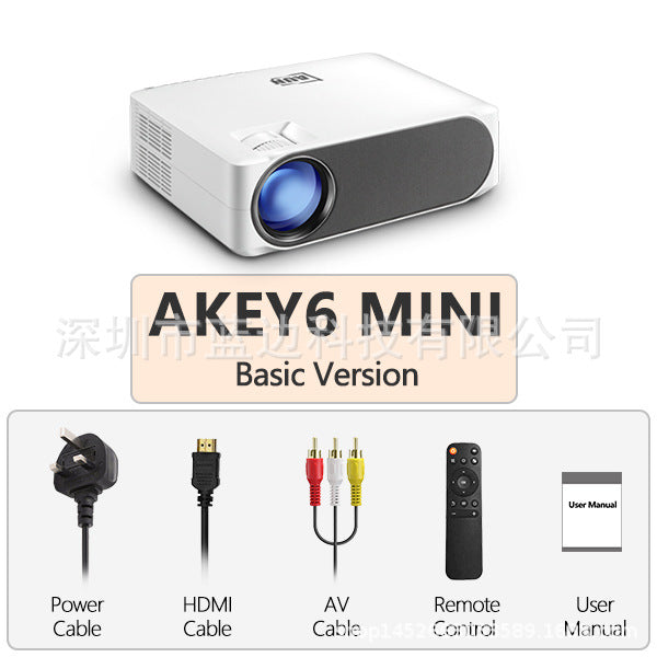 AUN 1080P Smart HD Projector with 4K Capability - 4K capable projector