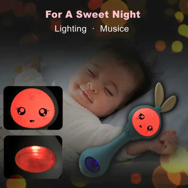 Brinquedos Chocalho Luminoso e Musical para Bebês