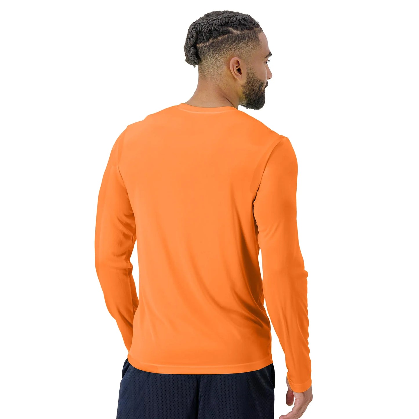 Hanes Sport Performance Long Sleeve T-Shirt, Performance Athletic Shirt, 2-Pack Large Safety Orange Athletic Long Sleeve