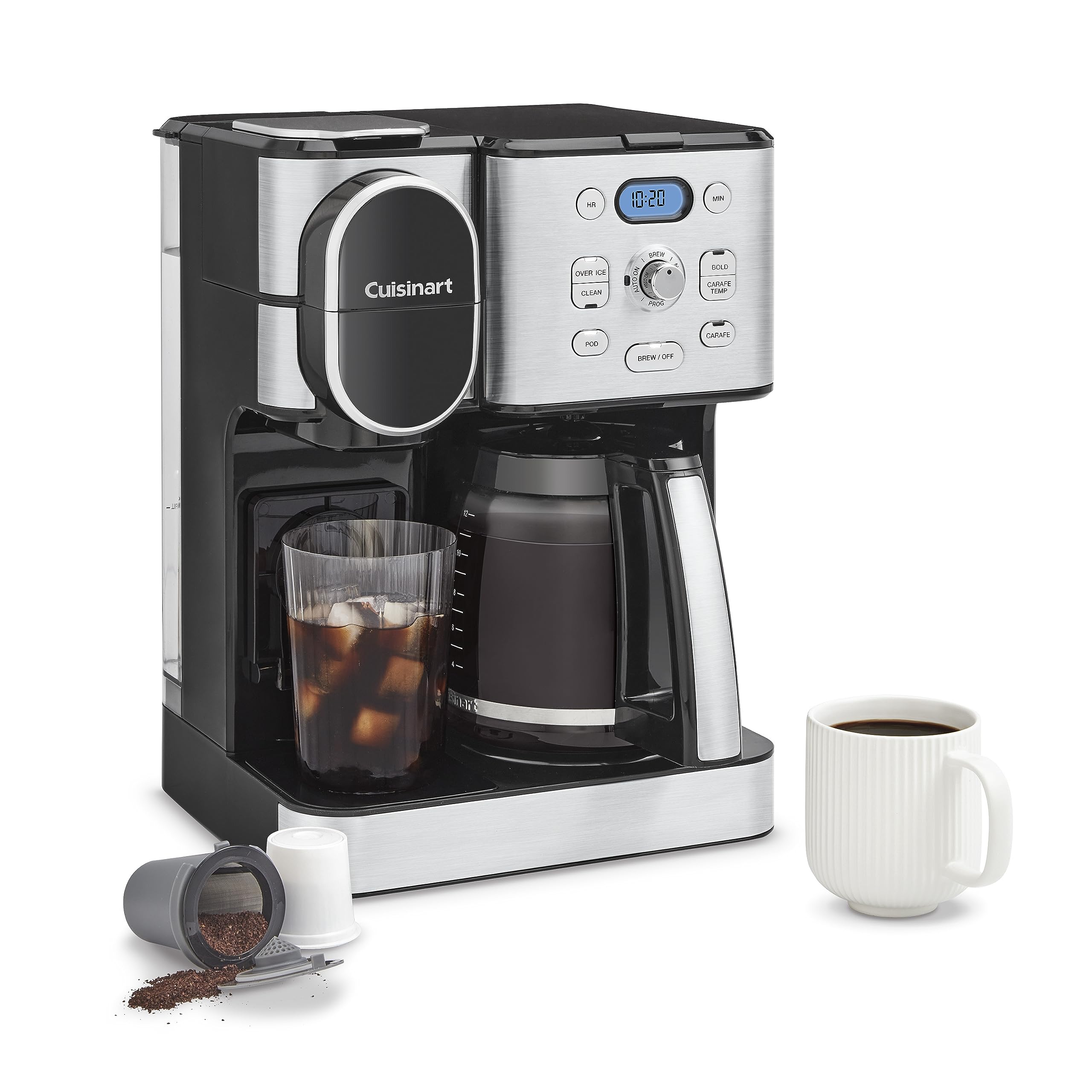 Cuisinart SS-16 DualBrew 12-kops og enkeltportions kaffemaskine | dual bryg kaffemaskine