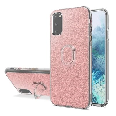 Samsung S20 Sparkle Ring Grip Case