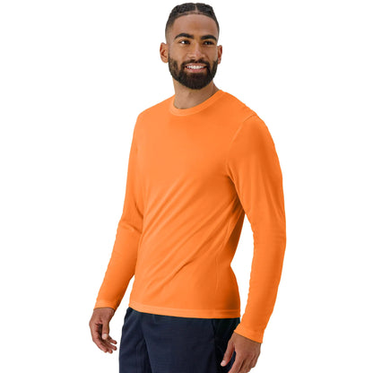 Hanes Sport Performance Long Sleeve T-Shirt, Performance Athletic Shirt, 2-Pack Large Safety Orange Athletic Long Sleeve