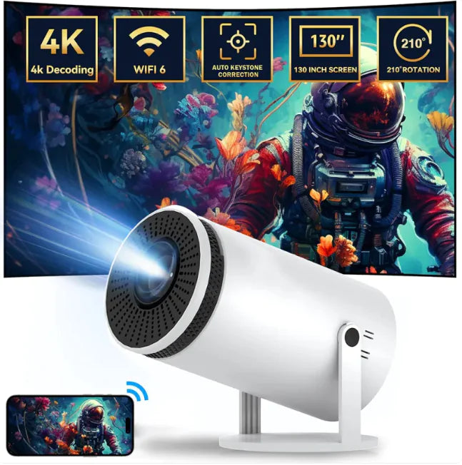 Miniproyector Bluetooth 4K